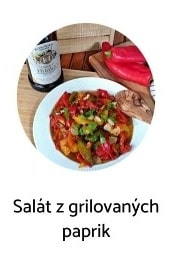 Recept na salát z grilovaných paprik